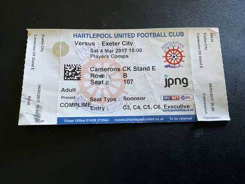 Hartlepool united exeter - v,