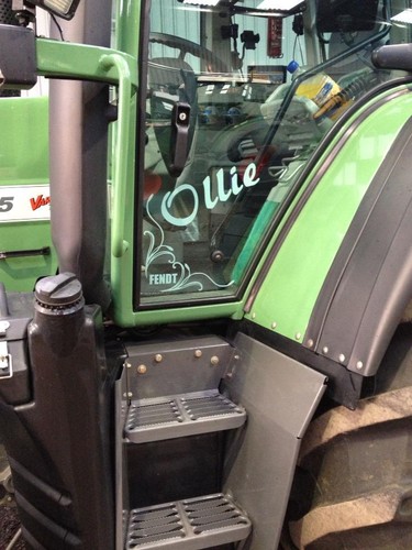 Tractor name door stickers - name,