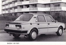 SKODA 130 GLS, REAR SIDE VIEW