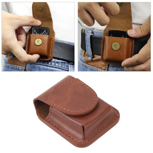 Leather lighter case - lighter, handmade