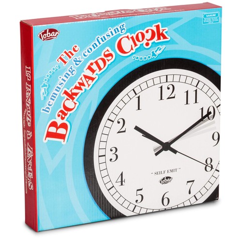 Tobar backwards wall clock - tobar,