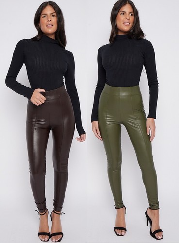 Ladies pull on faux - ladies,