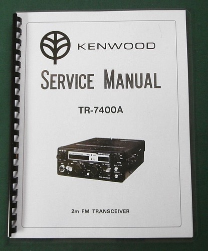 Kenwood 7400 service - kenwood, tr-7400