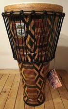 Remo Arthur Hull Signature Ashiko / Djembe Drum, 13" Rope Tuned, Stagg Gigbag
