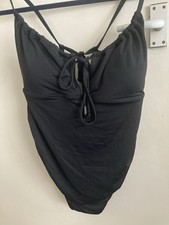 M&S Maternity Black Swimsuit Size 12 Swimming Costume New Marks And Spencer