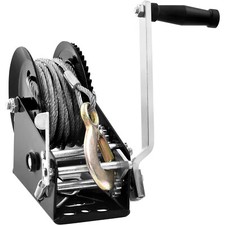 VEVOR Hand Winch Heavy Duty Hand Crank 3500 lbs 33 ft Steel Cable for Boat/ATV