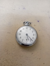 Lovely Vintage 1974 Smiths Pocket Watch Serviced new Crystal (436)