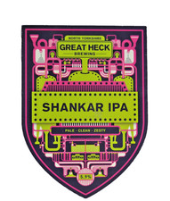 GREAT HECK BREWING  "SHANKAR  IPA"  5.9% ABV  PUMP CLIP  - foamex 11