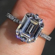 925 Sterling Silver 3.20Ct