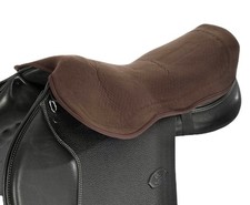ACAVALLO Ortho-Coccyx 20mm Brown Gel Seat Saver Jump Dri-Lex Medium 16-17”