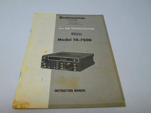 Original kenwood fm - kenwood, 2m