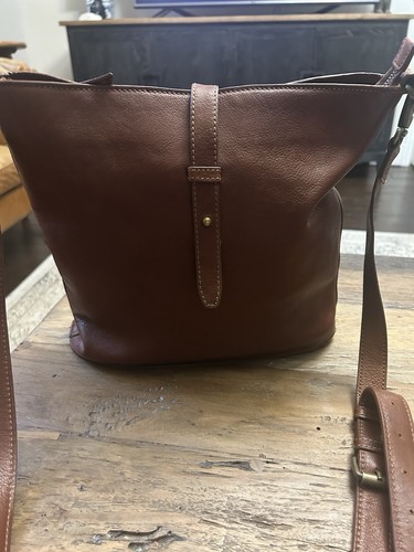 Fatface leather crossbody - leather,