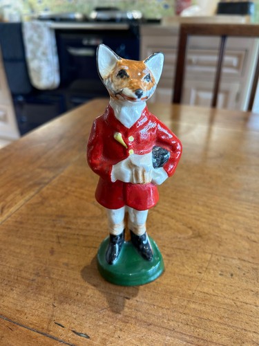 Charlie fox porcelain figurine - charlie,