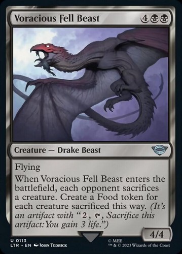 Voracious fell beast - fell,
