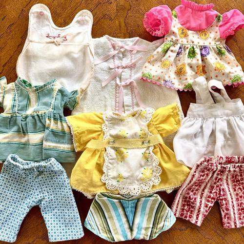 Vtg doll clothes lot tiny - vtg,