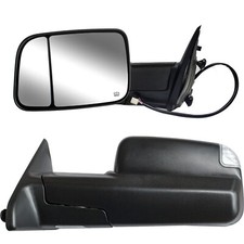Towing Mirrors For 2009-2018 Dodge Ram 1500 2500 3500 Power Heated Signal LH RH