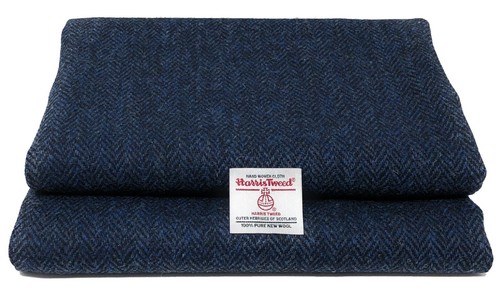 Harris tweed blue - tweed, and