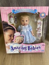 2000 Playmates Amazing Babies Interactive Doll Access Smart Response System NIB