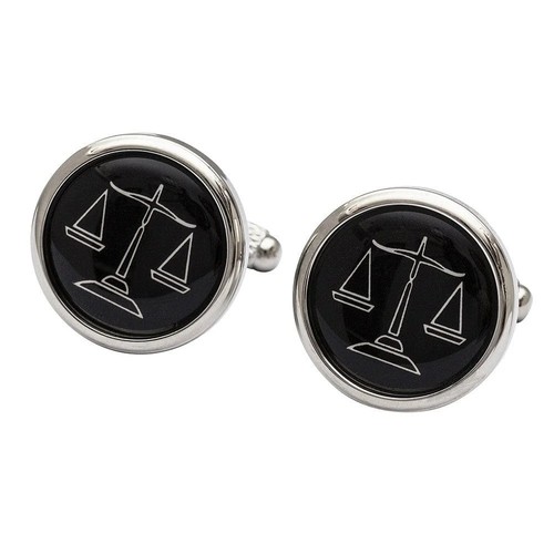 Scales justice cufflinks - scales,