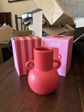  Sass and Belle Red Vases pair