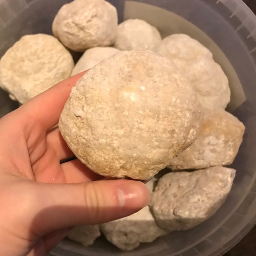 Unopened quartz geodes - unopened,