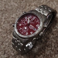Seiko Red 100m Chronograph