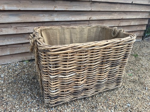 Extra large wicker log - log, basket