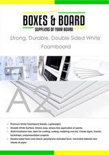 White 5mm A2 Foamboard – 10