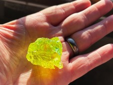 Uranium Vaseline Glass Yellow