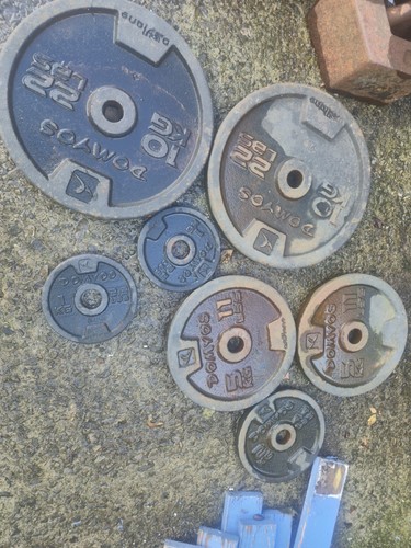 Cast iron weight plates - cast,