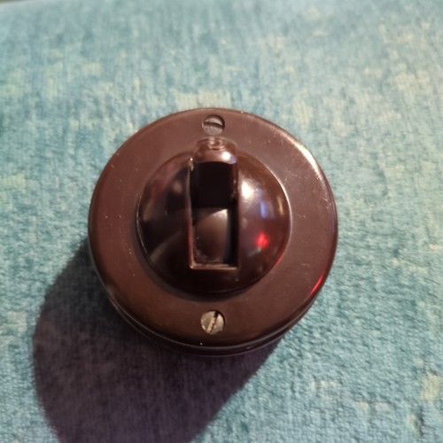 Bakelite crabtree switches - bakelite,