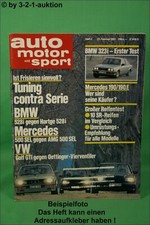 Auto Motor Sport 4/83 BMW Hartge 528i Mercedes AMG 500 SEL Ferrari Mondial