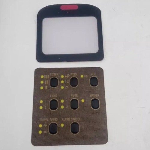 Excavator cab display button - cab,