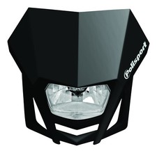 Polisport LMX Universal Road Legal Headlight Enduro Black KTM CRF RMZ YZF KXF FE