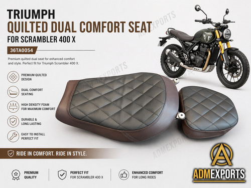 Genuine triumph quilted dual - genuine,