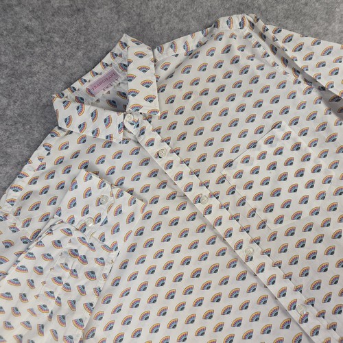 Frangipani fan print shirt - frangipani,,