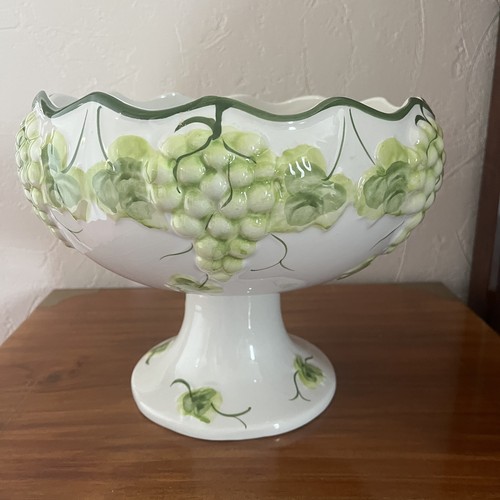 Vintage pedestal bowl - vintage,