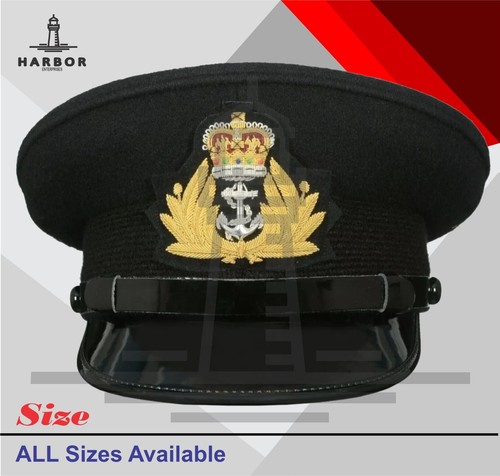 Royal navy officer black - black, cap