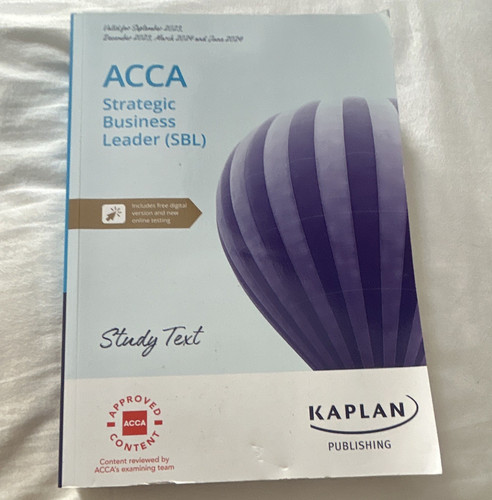 Kaplan publishing acca sbl - kaplan,