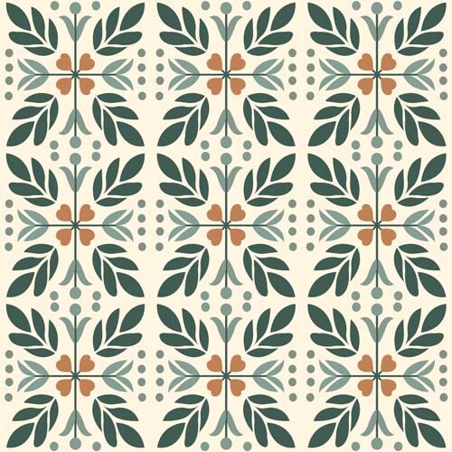 40x green peel - stick, tiles