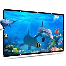 100 inch 16:9  HD Projector Screen Foldable Thick Durable for Indoor, Outdoor