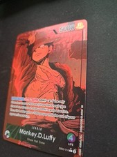 One Piece Card Game Monkey D. Luffy Leader EB02-010 Parallel Foil Red Japanese 