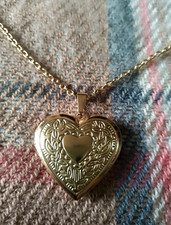 Gold Heart LOCKET First