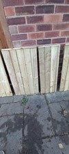3ft X 6ft Panels + 13" & 20" Offcuts, + 2 Gravel Board Clips. Verticle Boarded.