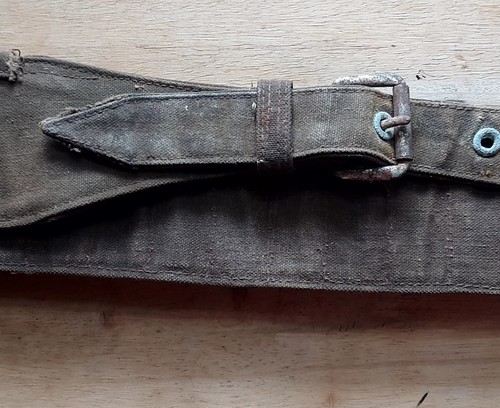 Vintage canvas cartridge - canvas, belt