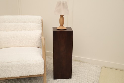 Dark wood effect square side - wood,