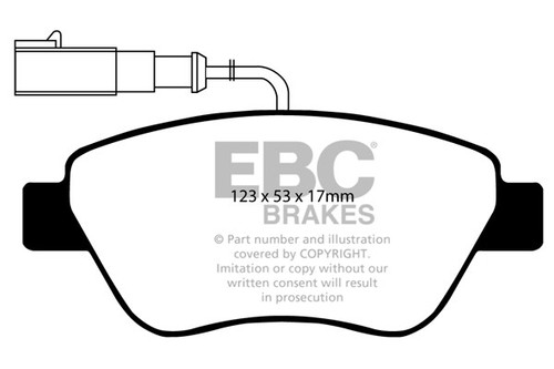 Ebc ultimax front brake - ultimax, pads