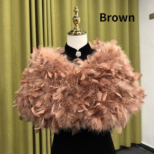 Women feather prom wrap - women,