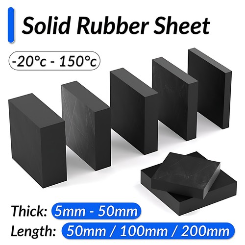 Solid rubber sheeting various - solid,