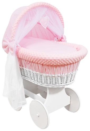 White wicker wheels hood - wheels,